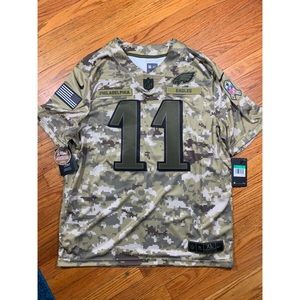 Philadelphia Eagles Carson Wentz Jersey Military